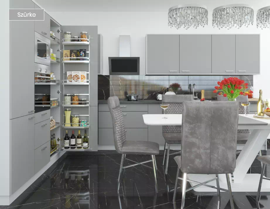 Rusztik Bútorház Hajdúszoboszló - matt Antónia konyhabútor